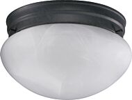 3021 Faux Alabaster Mushrooms Two Light Ceiling Mount in Toasted Sienna by Quorum International