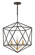 Hinkley Astrid 3-Light Chandelier In Metallic Matte Bronze