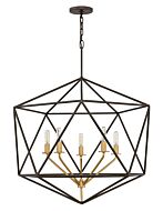 Hinkley Astrid 5-Light Chandelier In Metallic Matte Bronze