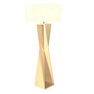 Spin 1-Light Floor Lamp in Maple