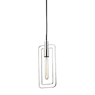 Hudson Valley Masonville 15 Inch Pendant Light in Polished Nickel