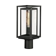 Cabana One Light Outdoor Post Mount in Black by Maxim