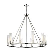 Z-Lite Beau 10-Light Chandelier In Polished Nickel