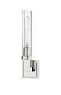 Z-Lite Beau 1-Light Wall Sconce In Polished Nickel