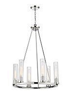 Z-Lite Beau 6-Light Chandelier In Polished Nickel