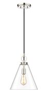 Z-Lite Harper 1-Light Pendant Light In Polished Nickel