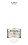 Z-Lite Kipton 1-Light Pendant Light In Polished Nickel