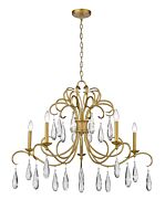 Amara 5-Light Chandelier in Gilded Gold