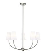 Shannon 5-Light Chandelier in Brushed Nickel