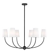 Shannon 6-Light Chandelier in Matte Black