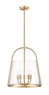 Archis 5-Light Pendant in Modern Gold