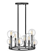 Hinkley Alchemy 8-Light Pendant In Black