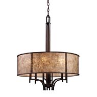 Barringer 6-Light Chandelier in Aged Bronze