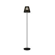 Living Hinges 1-Light Floor Lamp in Charcoal