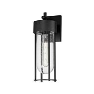 Millennial One Light Outdoor Wall Sconce in Black by Maxim