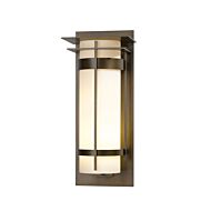 Hubbardton Forge 26 Inch Banded with Top Plate Extra Large Outdoor Sconce in Coastal Bronze