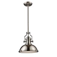 Chadwick 1-Light Pendant in Satin Nickel