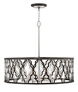 Hinkley Portico 6-Light Chandelier In Glacial