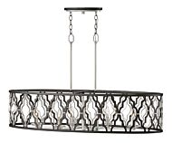 Hinkley Portico 6-Light Linear Chandelier In Glacial