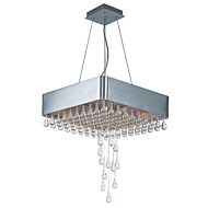 Maxim Lighting Drops 9 Light 9 Light Single Pendant in Brushed Aluminum