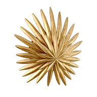 Corbett Savvy Wall Sconce in Vintage Gold Leaf