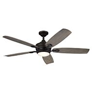 Tranquil 1-Light 56 Ceiling Fan in Olde Bronze