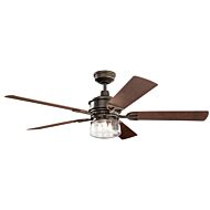 Kichler Lyndon Patio 3 Light 60 Inch Outdoor Ceiling Fan in Olde Bronze