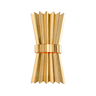 Corbett Moxy 2 Light Wall Sconce in Gold Leaf