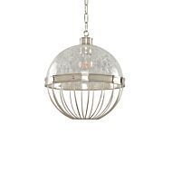 Kalco Montauk Pendant Light in Polished Nickel