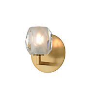 Kalco Stella 7 Inch Wall Sconce in Winter Brass