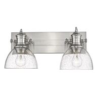 Golden Hines 2 Light Bathroom Vanity Light in Pewter