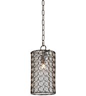 Kalco Juli Mini Pendant in Natural Burnt Stainless Steel