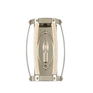 Kalco Bradbury 12 Inch Wall Sconce in Polished Nickel