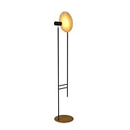 Dot 1-Light Floor Lamp in Louro Freijo