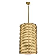 Kalco Paloma Pendant Light in Vintage Brass