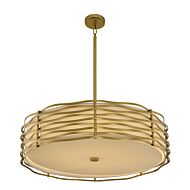 Kalco Paloma Pendant Light in Vintage Brass