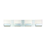 Eurofase Sonic 4 Light Bathroom Vanity Light in Chrome