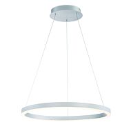 Eurofase Spunto 1 Light Chandelier in Silver