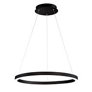 Eurofase Spunto 1 Light Chandelier in Black