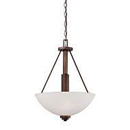 Millennium Lighting Durham 3 Light Pendant in Rubbed Bronze