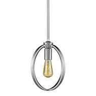 Golden Colson 12 Inch Mini Pendant in Pewter