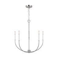 Greenwich 5-Light Chandelier in Brushed Nickel