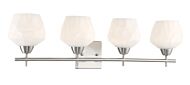 Minka Lavery Camrin 4 Light Bathroom Vanity Light in Brushed Nickel