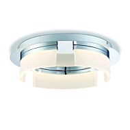 Eurofase Bria 3 Light Ceiling Light in Chrome