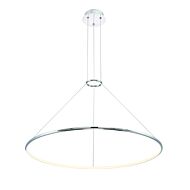 Eurofase Valley 1 Light Pendant in Chrome