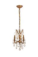 Rosalia 3-Light Pendant in French Gold