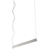 Zepp LED Pendant in Satin Nickel by Oxygen