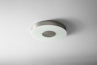 Dione LED Ceiling Mount in Satin Nickel by Oxygen