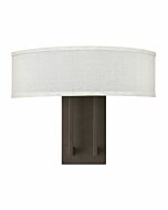 Hinkley Hampton 2-Light Wall Sconce In Buckeye Bronze