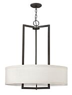 Hinkley Hampton 3-Light Chandelier In Buckeye Bronze